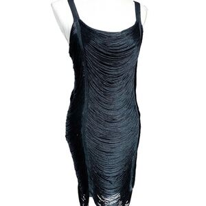 H&M Tassel Wiggle Women's Dress, Size XS